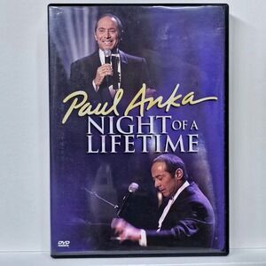 Paul Anka Night of a Lifetime DVD Live Concert Special Music Performance 21 Song